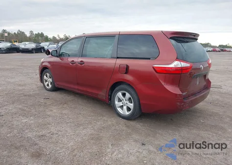2016 Toyota Sienna L 7 Passenger из США, поврежденный, VIN 5TDZK3DC9GS737566